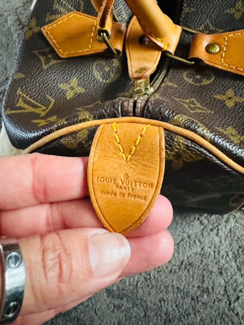 Vintage Louis Vuitton Speedy 25 Monogram – Authentic 1988 - Picture 14 of 17